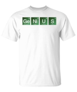Genius Breaking Chemistry Bad Science Shirt With Periodic System Long Sleeve Unisex T-Shirt