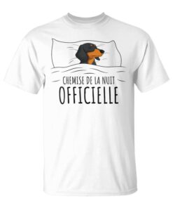 Gift Idea Official Dachshund Nightgown Pajamas Dog Collar Unisex T-Shirt