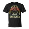 Gifts For Men 29 Years Old Birthday Level 29 Unlocked Unisex T-Shirt