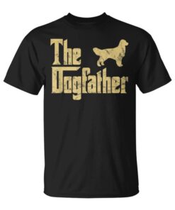 Golden Retriever Dog Funny Dogfather Unisex T-Shirt