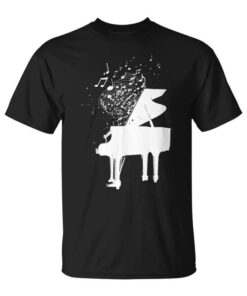 Grand Piano Silhouette Shirt Pianist Classical Music Lover Unisex T-Shirt
