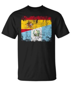 Guatemala Spain Friendship Flag Guatemala Unisex T-Shirt