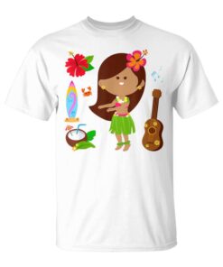 Hawaiian Costume for Baby Girl Cute Luau Unisex T-Shirt