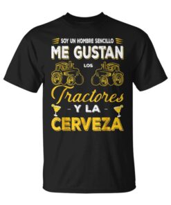 I Am A Simple Man I Like Tractors And Beer Unisex T-Shirt