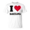 I Love Barcelona Unisex T-Shirt
