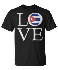 I Love Cuba Cuban Flag Souvenir Love Unisex T-Shirt