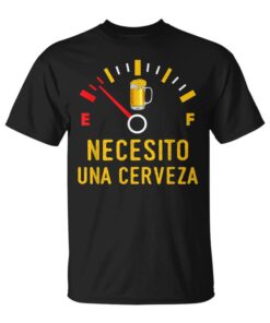 I Need A Beer Funny Drinking Beer Meter Unisex T-Shirt