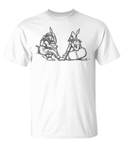 Illustration of Scythian Warriors at Rest Ancient Anthropology Unisex T-Shirt