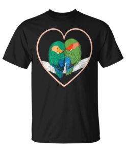 Inseparable Lovebirds Unisex T-Shirt