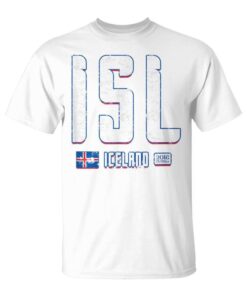 Isl Iceland Island Soccer Kids Unisex T-Shirt