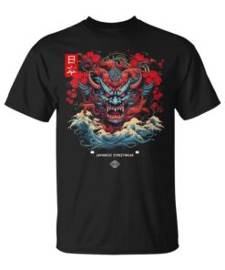 Japanese Demon Aesthetic Oni Demon Unisex T-Shirt