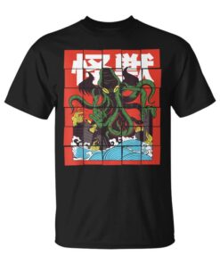 Japanese Hieroglyphs Cthulhu Unisex T-Shirt