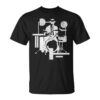 Jazz Band Drummer Music Lover Retro Drums Yintage Unisex T-Shirt