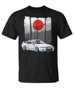 Jdm Skyline R32 Car Tuning Japan Rising Sun Drift Unisex T-Shirt