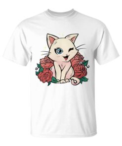 Just A Girl Who Loves Anime And Cats Lover For Teens Long Sleeve Unisex T-Shirt