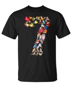 Kids 7th Birthday Theme Birds 7 Years Old Boys Bird Lovers Unisex T-Shirt