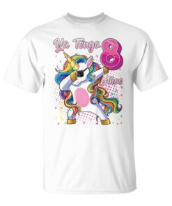 Kids 8 Years Old Birthday Girl Unicorn I'm Already 8 Years Old Unisex T-Shirt