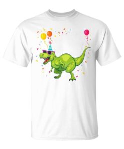 Kids Birthday 4 Years Old Boy and Girl Dinosaur Gift Unisex T-Shirt