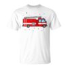 Kids Fire Truck Extinguishing Sirens Fire Department Unisex T-Shirt