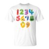 Kids Monster Numbers To Learn Cute Numbers From 0 To 9 To Lauelta A Unisex T-Shirt