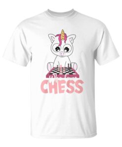 Kids Shirt Girl Unicorn Chess Just A Girl Who Loves Chess Unisex T-Shirt