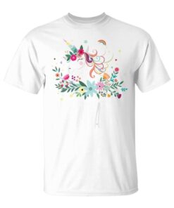 Kids Unicorn Horse Name Mia Girl Gift Unisex T-Shirt