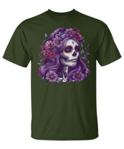 La Santa Muerte Holy Mexican Folklore Skull Day Unisex T-Shirt
