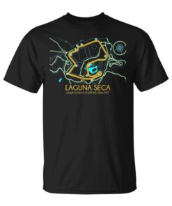 Laguna Seca Circuit Map Design Unisex T-Shirt