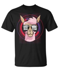 Lama Alpaka Less Drama More Techno Costume For Theme Party Unisex T-Shirt