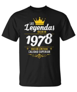Legends 1978 Years Birthday Man Are Born In 1978 Sleeveless Unisex T-Shirt