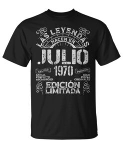 Legends Are Born In July 1970 54 Years Birthday Unisex T-Shirt