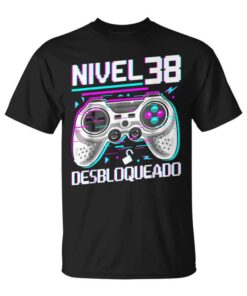Level 38 Unlocked Birthday 38 Years Old Unisex T-Shirt