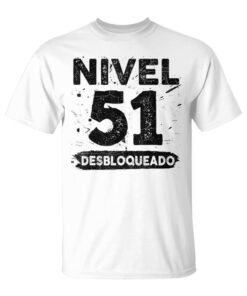 Level 51 Unlocked 51st Wedding Anniversary 51 Years Unisex T-Shirt