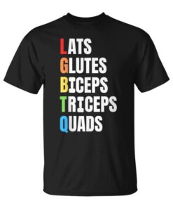 Lgbtq Gay Pride 2024 Dorsals Buttocks Biceps Triceps Unisex T-Shirt