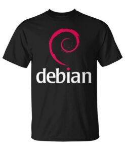 Linux Debian Lovers Logo Spiral Open Source Os Unisex T-Shirt