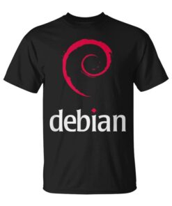 Linux Lover Debian Slogan Spiral Logo Opensource Os Unisex T-Shirt