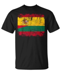 Lithuania Spain Friendship Flag Lithuania Unisex T-Shirt
