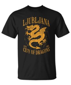 Ljubljana Slovenia Est 1461 City Of Dragonsintage Grunge Unisex T-Shirt