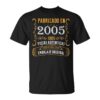 Made 2005 Years Birthday Man Born In 2005 Unisex T-Shirt