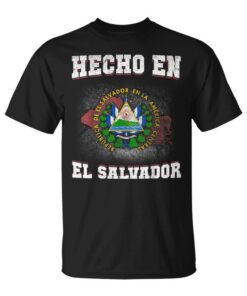Made In El Salvador Flag Shirt El Salvador Shirts Unisex T-Shirt