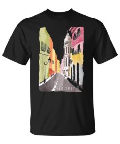 Madrid Watercolor Design Unisex T-Shirt