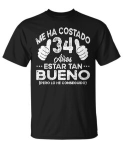 Man 34th Birthday Gift Years Funny Decorintage 1987 Unisex T-Shirt