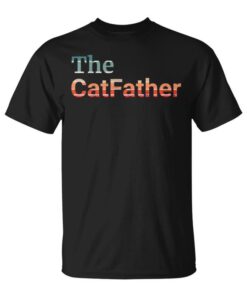 Man The Catfatherintage Cat Father's Day Kitten Dad Unisex T-Shirt