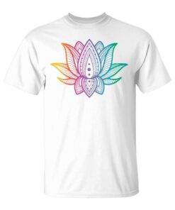 Mandala For Lotus Flower Design Long Sleeve Unisex T-Shirt