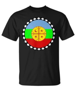 Mapuche Flag Circle Unisex T-Shirt