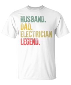 Men intage Husband Dad Electrician Legend Retro Unisex T-Shirt