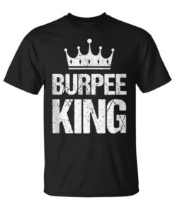 Mens Burpee King Funny Burpees for Gym Workout for Men Sleeveless Unisex T-Shirt