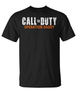 Mens Gamer Dad Call To Duty Operation Daddy Father Unisex T-Shirt
