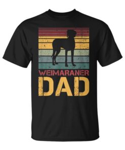 Mens Weimaraner Dad Papaintage Dog Dogs Paw Paws Unisex T-Shirt