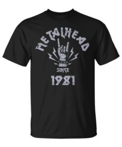 Metalhead Birthday 1981 Listen to Heavy Metal For Metalhead Unisex T-Shirt
